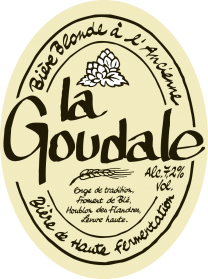 Logo ovale goudale blonde